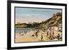 Biarritz: the Beach, from the Cote Des Basques-null-Framed Photographic Print