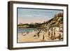 Biarritz: the Beach, from the Cote Des Basques-null-Framed Photographic Print