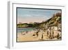 Biarritz: the Beach, from the Cote Des Basques-null-Framed Photographic Print