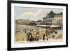 Biarritz: the Beach, the Casino Municipal and the Hotel Du Palais-null-Framed Photographic Print