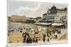 Biarritz: the Beach, the Casino Municipal and the Hotel Du Palais-null-Mounted Photographic Print