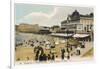 Biarritz: the Beach, the Casino Municipal and the Hotel Du Palais-null-Framed Photographic Print