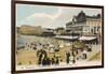 Biarritz: the Beach, the Casino Municipal and the Hotel Du Palais-null-Framed Photographic Print