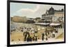 Biarritz: the Beach, the Casino Municipal and the Hotel Du Palais-null-Framed Photographic Print