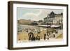 Biarritz: the Beach, the Casino Municipal and the Hotel Du Palais-null-Framed Photographic Print