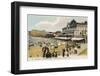 Biarritz: the Beach, the Casino Municipal and the Hotel Du Palais-null-Framed Photographic Print