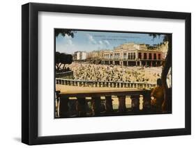 Biarritz: View of the Beach and Casino Municipal-null-Framed Photographic Print