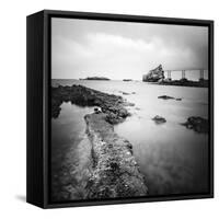 Biarritz-Nina Papiorek-Framed Stretched Canvas