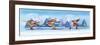 Biathlon-Olga And Alexey Drozdov-Framed Premium Giclee Print