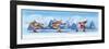 Biathlon-Olga And Alexey Drozdov-Framed Premium Giclee Print