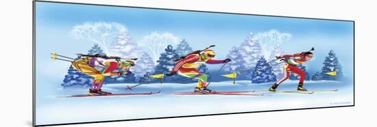 Biathlon-Olga And Alexey Drozdov-Mounted Giclee Print