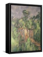 Bibemus Quarry, 1898-1900-Paul Cézanne-Framed Stretched Canvas