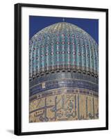 Bibi Khanym Mosque, Samarkand, Uzbekistan-Ivan Vdovin-Framed Photographic Print