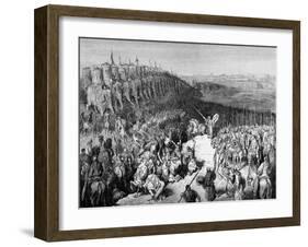 Bible. Old Testament. Judas Maccabeus before the Army of Nicamor.-null-Framed Giclee Print
