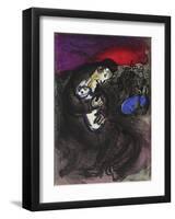 Bible: Pleurs de Jeremie-Marc Chagall-Framed Premium Edition