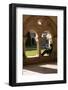 Bible reading in Fontenay abbey church, France-Godong-Framed Photographic Print