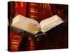 Bible Reading, Lome, Togo, West Africa, Africa-null-Stretched Canvas