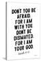 Bible Saying I BW-Becky Thorns-Stretched Canvas