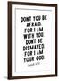 Bible Saying I BW-Becky Thorns-Framed Art Print