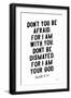 Bible Saying I BW-Becky Thorns-Framed Art Print