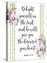 Bible Verse Bouquet-B-Jean Plout-Stretched Canvas