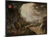 Biblical Destruction Scene-John Martin-Mounted Giclee Print