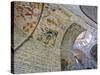 Biblical Frescoes on Dome, Church of the Divine Wisdom, Aya Sofya Museum, Trabzon, Turkey-Jane Sweeney-Stretched Canvas