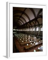 Bibliotheque Sainte-Geneviève, Reading Room, Paris, France-null-Framed Photographic Print