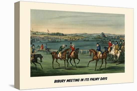 Bibury Meeting in its Palmy Days-Henry Thomas Alken-Stretched Canvas