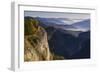 Bicaz Gorges at Dawn, Cheile Bicazului-Hasmas Np, Carpathian Mountains, Transylvania, Romania-Dörr-Framed Photographic Print