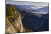 Bicaz Gorges at Dawn, Cheile Bicazului-Hasmas Np, Carpathian Mountains, Transylvania, Romania-Dörr-Mounted Photographic Print