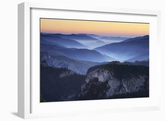 Bicaz Gorges, Cheile Bicazului-Hasmas National Park, Carpathian Mountains, Transylvania, Romania-Dörr-Framed Photographic Print