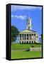 Bicentennial Capitol Mall State Park and Capitol Building-Richard Cummins-Framed Stretched Canvas