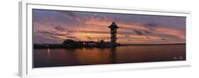 Bicentennial Tower Sunset-5fishcreative-Framed Giclee Print