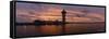 Bicentennial Tower Sunset-5fishcreative-Framed Stretched Canvas