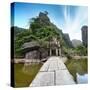 Bich Dong Pagoda in Ninh Binh, Vietnam. Second Most Beautiful Cave in Vietnam-Banana Republic images-Stretched Canvas