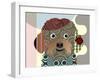 Bichon Frise-Adefioye Lanre-Framed Giclee Print