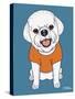 Bichon Puppy Cut-Tomoyo Pitcher-Stretched Canvas