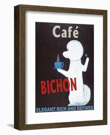 Bichon-Ken Bailey-Framed Giclee Print