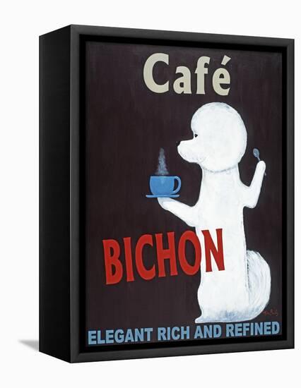 Bichon-Ken Bailey-Framed Stretched Canvas