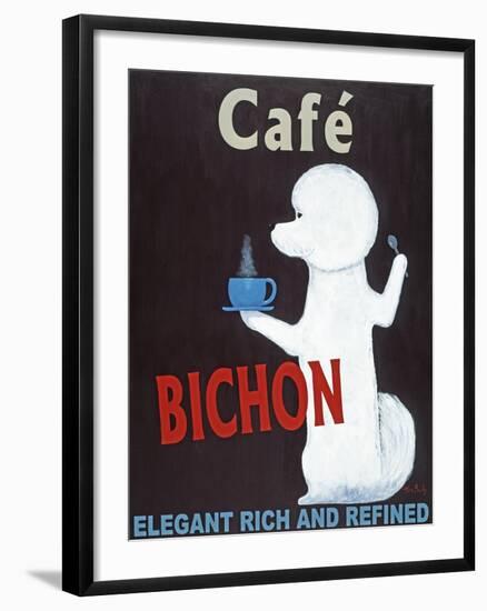 Bichon-Ken Bailey-Framed Giclee Print