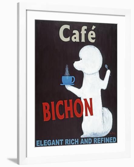 Bichon-Ken Bailey-Framed Giclee Print