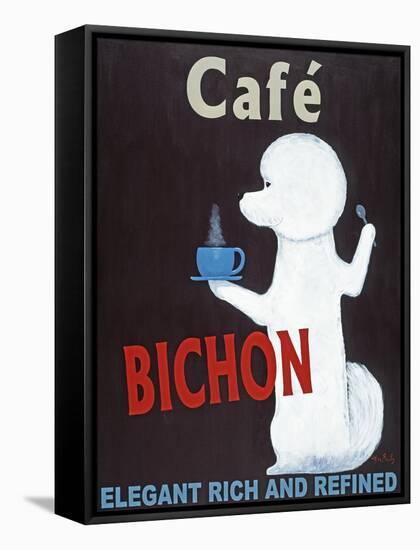 Bichon-Ken Bailey-Framed Stretched Canvas