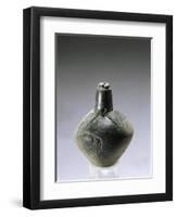Biconical Ceramic Loom Weight, from Maliqi-null-Framed Giclee Print
