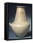 Biconical Cinerary Urn, Geometric Pottery. Etruscan Civilization, 725-700 BC-null-Framed Stretched Canvas