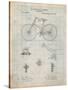 Bicycle 1890 Patent-Cole Borders-Stretched Canvas