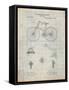 Bicycle 1890 Patent-Cole Borders-Framed Stretched Canvas