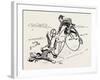 Bicycle Accident, 1888-null-Framed Giclee Print