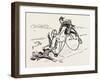 Bicycle Accident, 1888-null-Framed Giclee Print