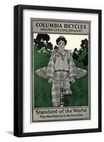 Bicycle Ad, 1896-null-Framed Giclee Print